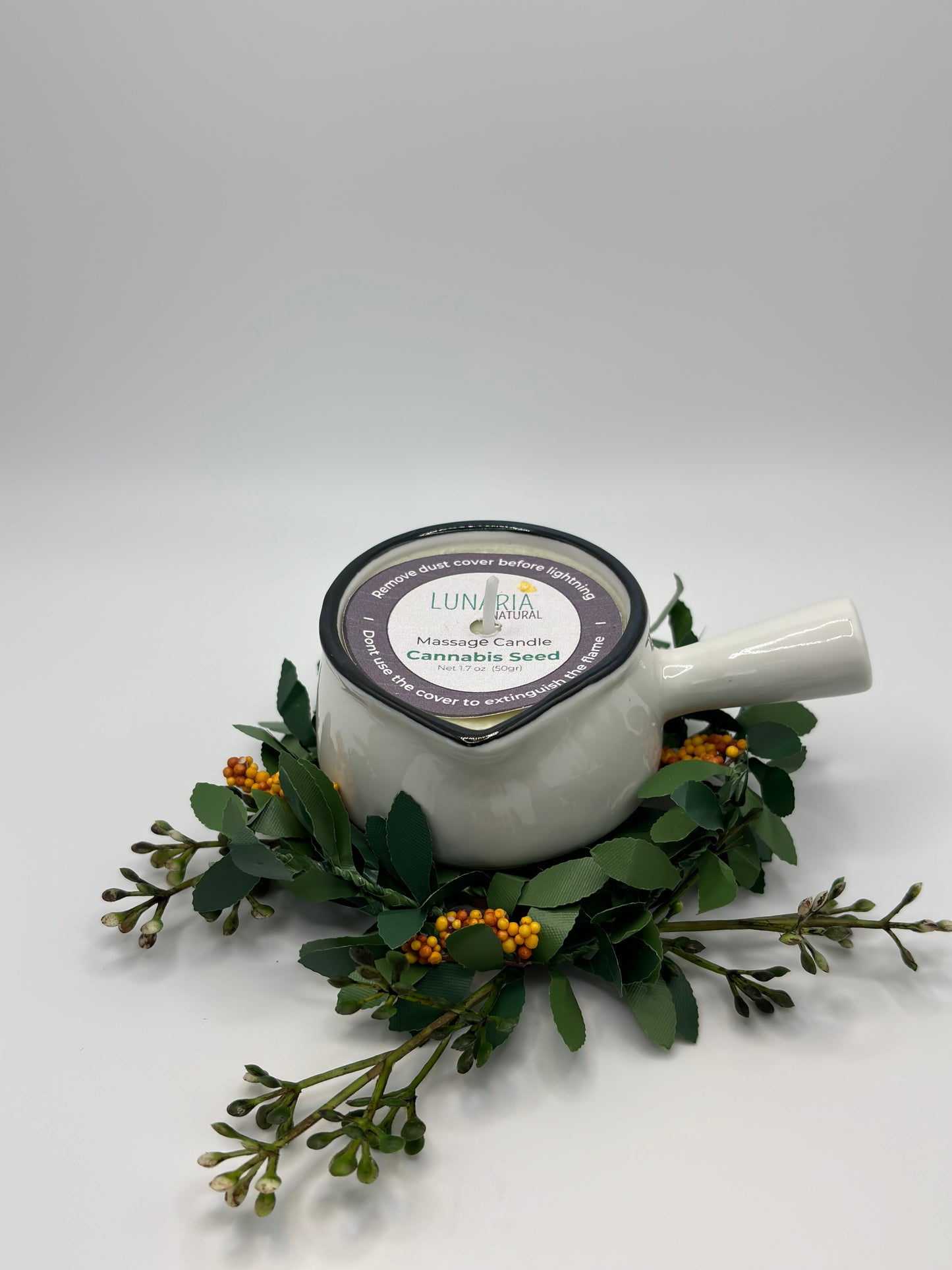 Cannabis Seed Massage Candle