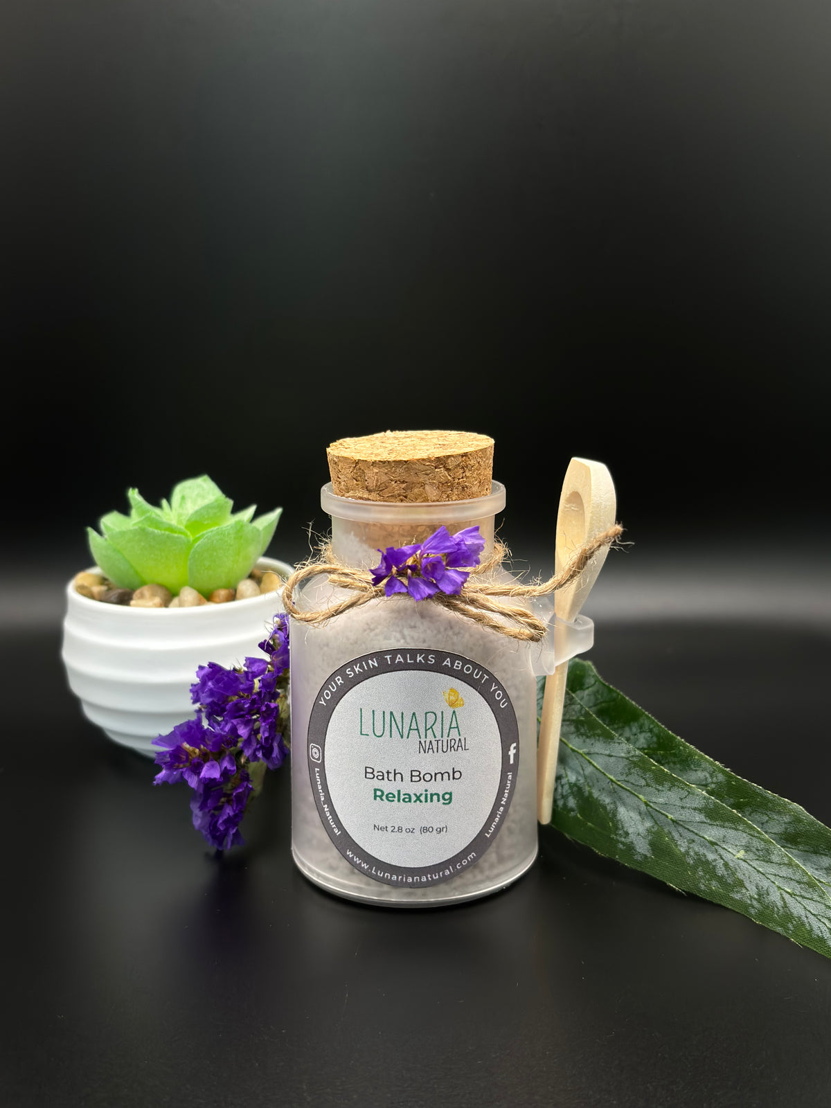 Polvo de baño de lavanda