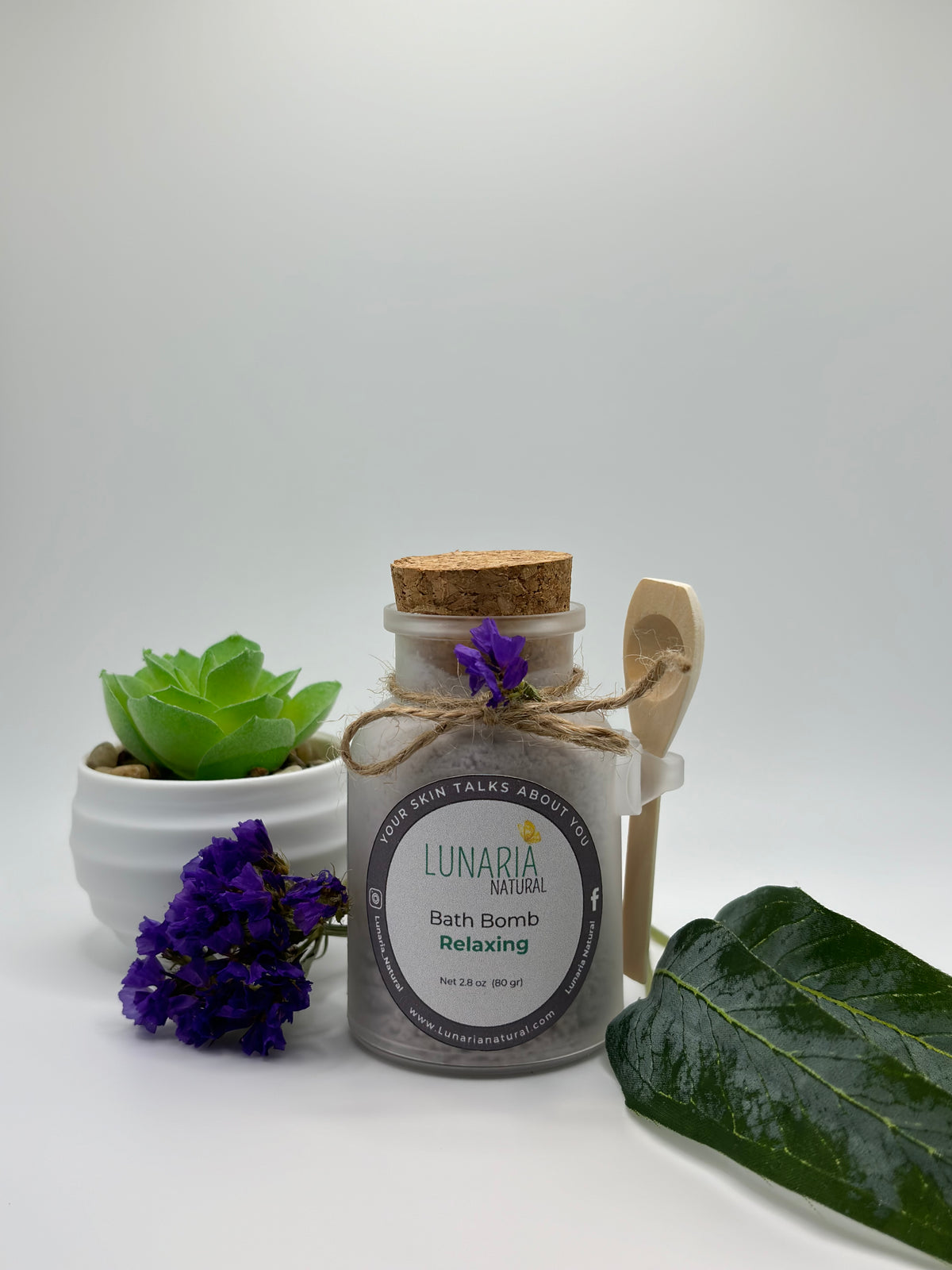 Polvo de baño de lavanda